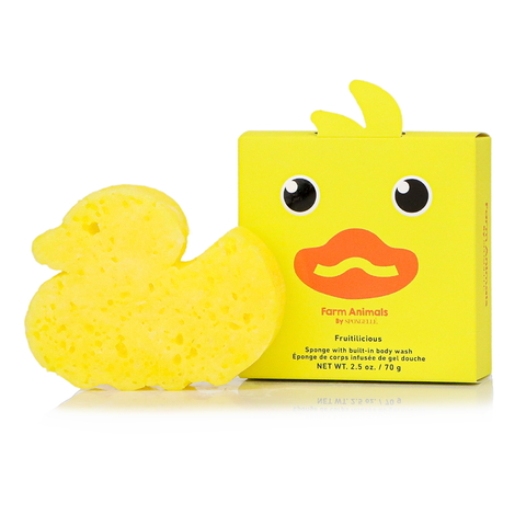 Spongellé® Body Wash Infused Farm Animals Buffer - Danny Duck (Fruitilicious)