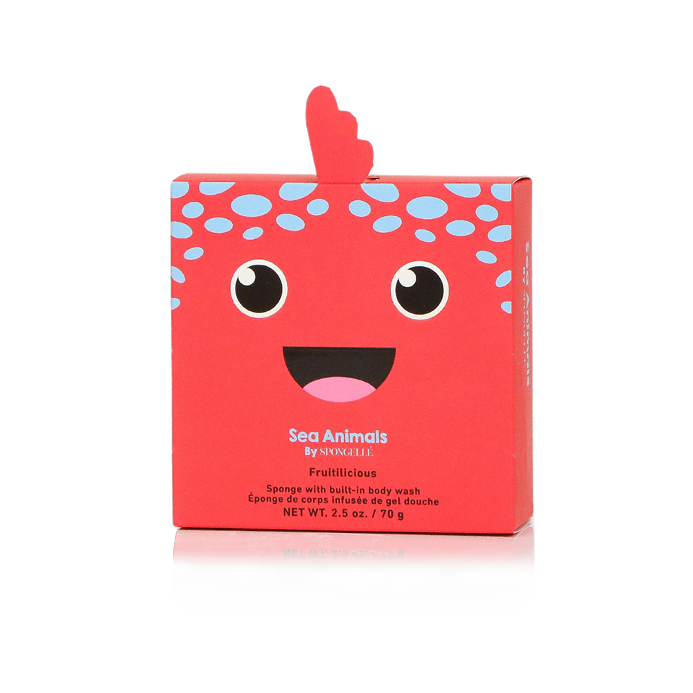 Spongellé® Body Wash Infused Sea Animals Buffer - Fiona Fish (Fruitilicious)