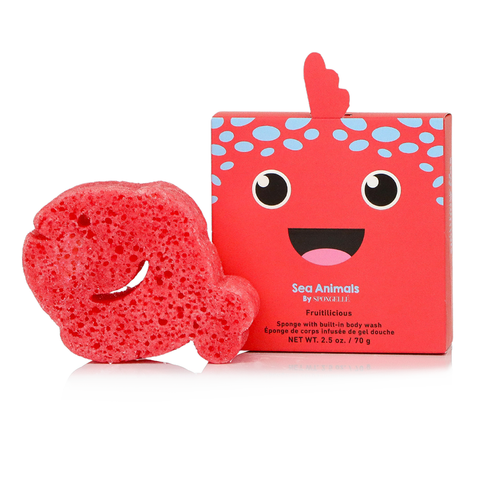 Spongellé® Body Wash Infused Sea Animals Buffer - Fiona Fish (Fruitilicious)