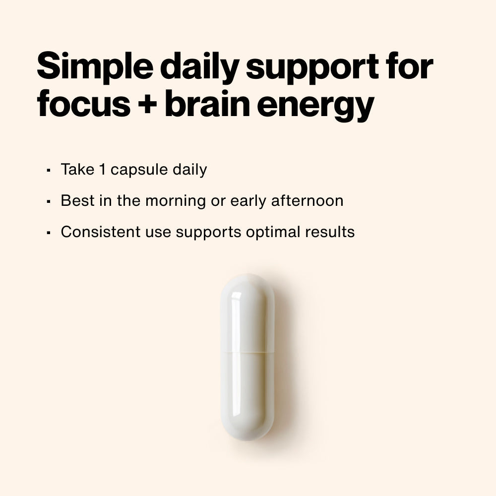 Momentous Acetyl L-Carnitine 500 mg, Cognitive Support | 60 Capsules — manufacturer product information