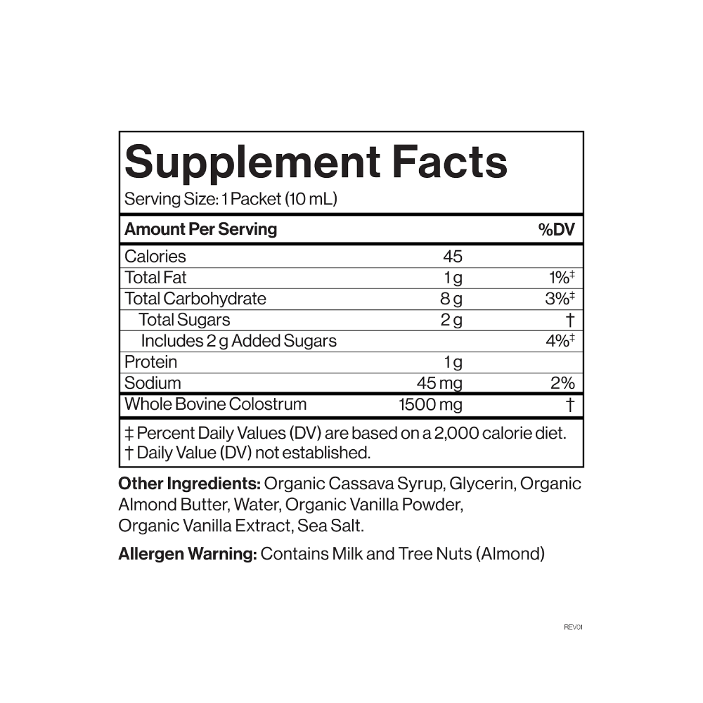 Cymbiotika® Liquid Colostrum for Immunity + Digestive Support