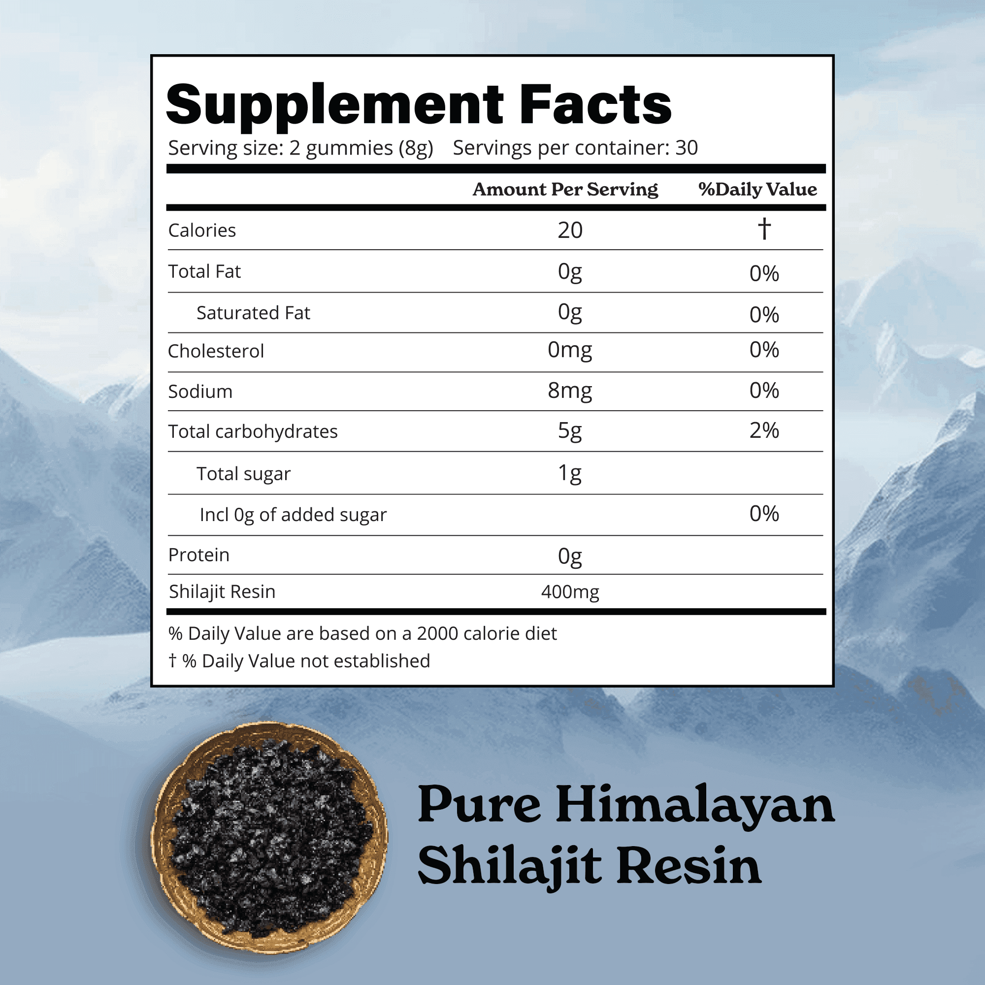 BetterAlt Pure Shilajit Resin Gummies for Energy Boost & Immune Support (Tamarind)