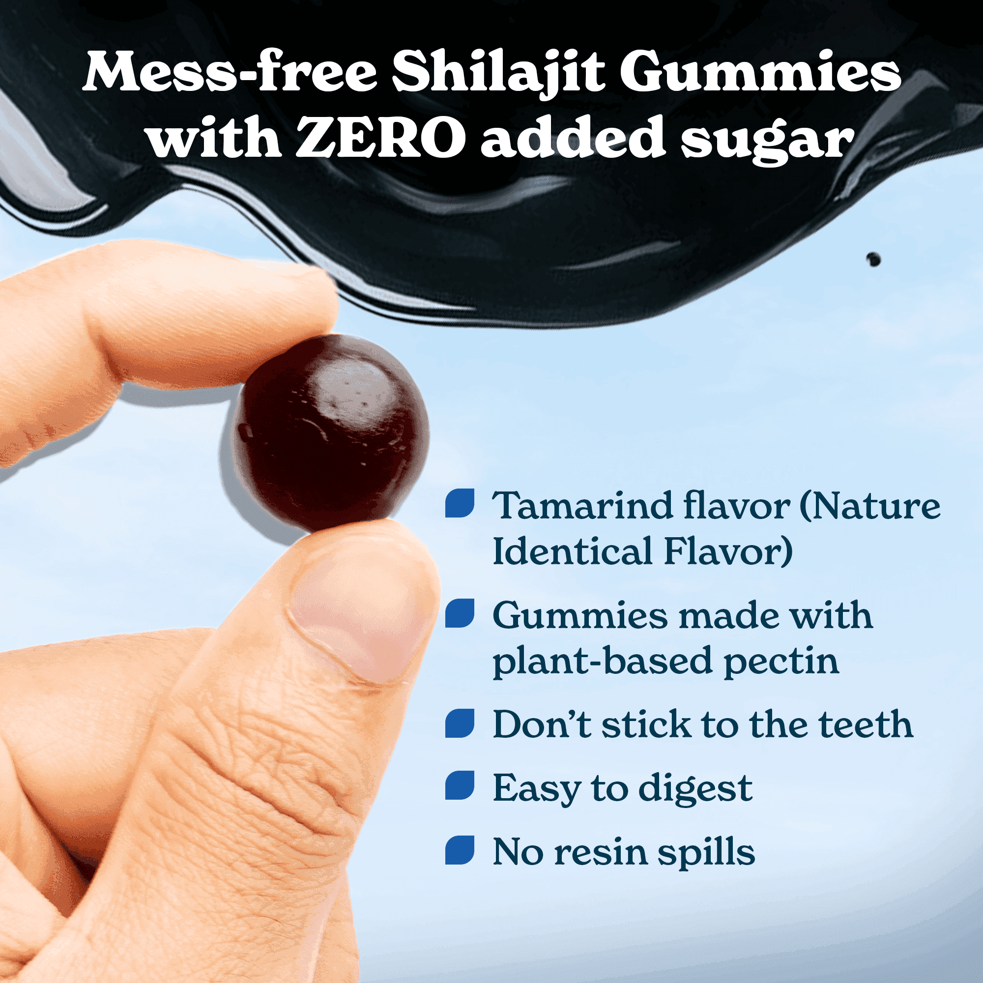 BetterAlt Pure Shilajit Resin Gummies for Energy Boost & Immune Support (Mango)