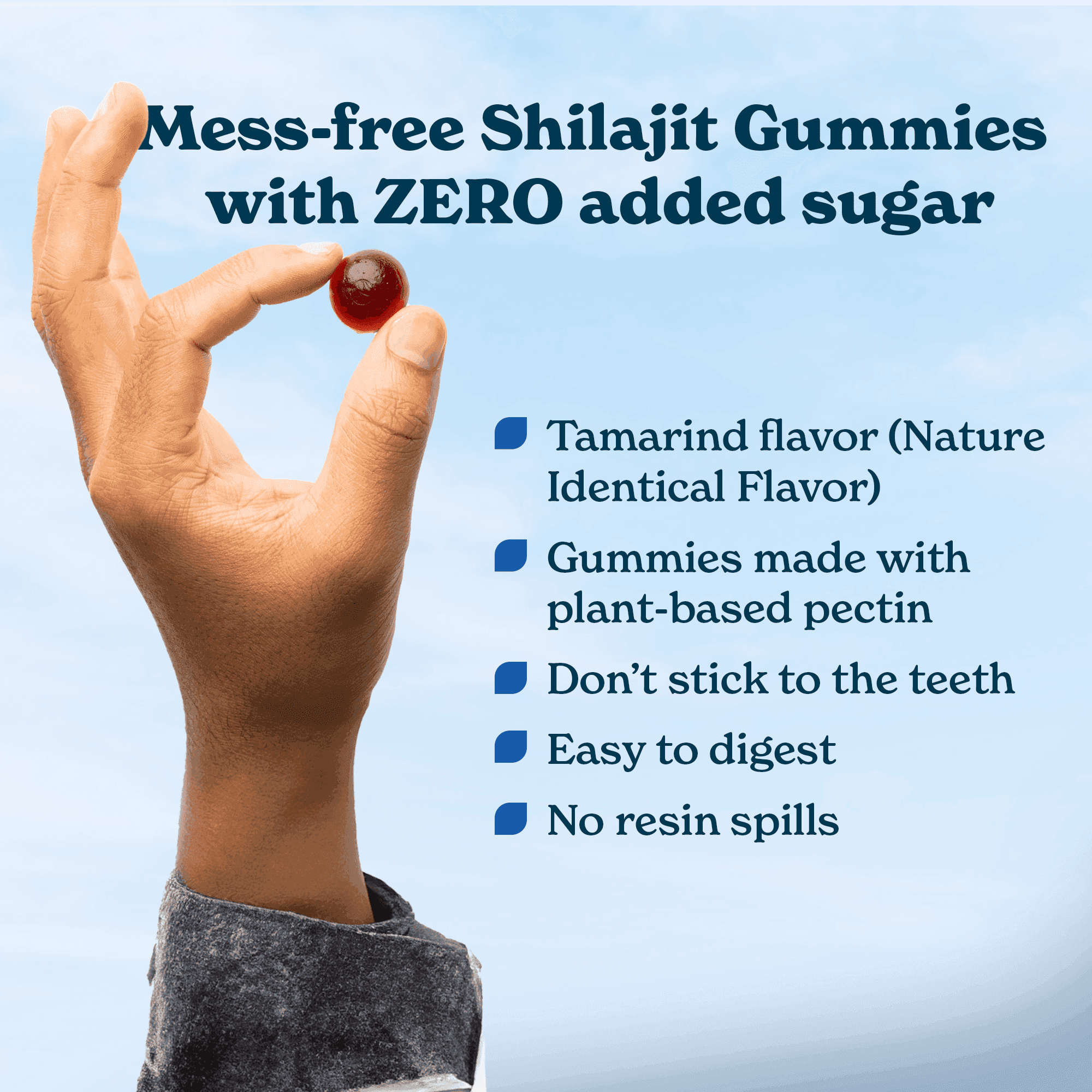 BetterAlt Pure Shilajit Resin Gummies for Energy Boost & Immune Support (Tamarind)