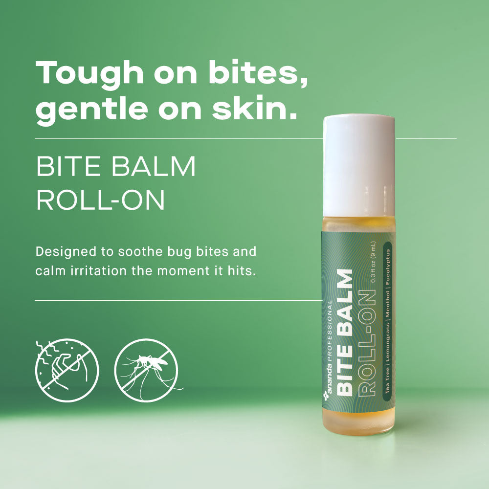 Bite Balm Roll-On for soothing insect bites itching and skin irritation