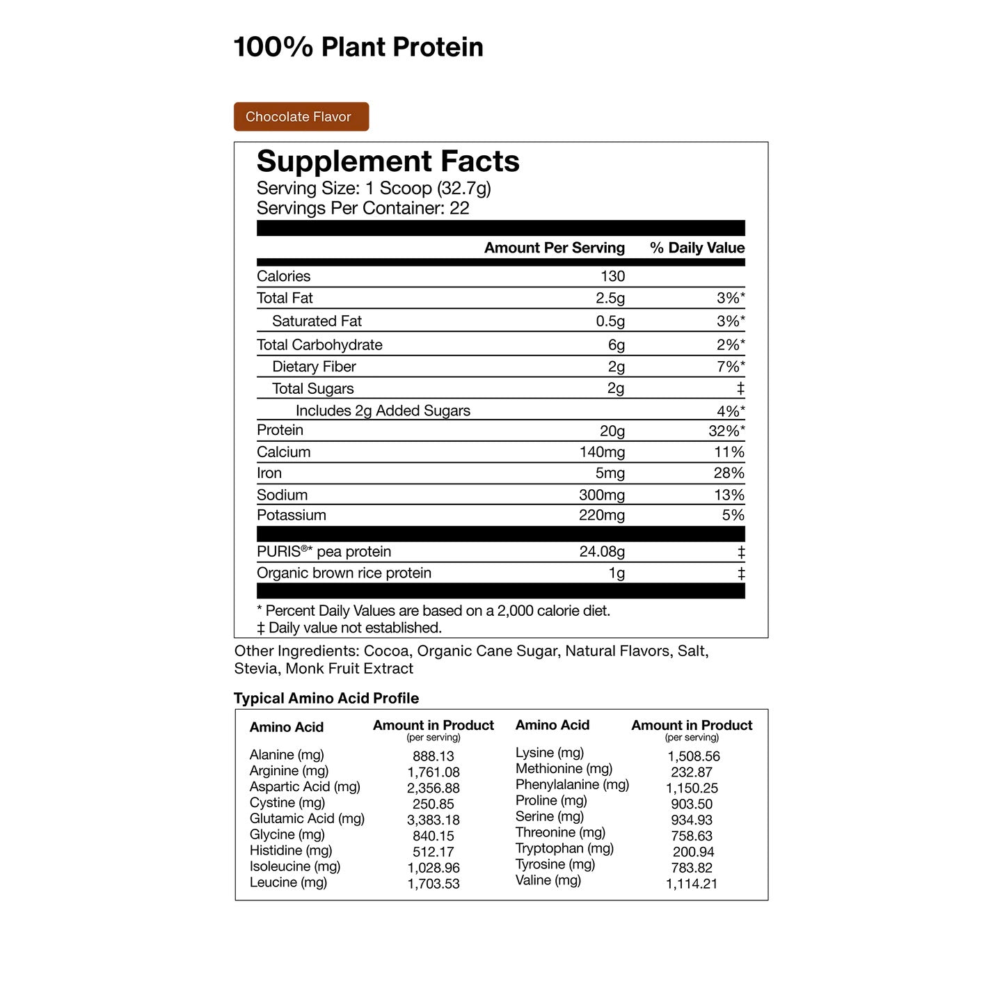 Momentous 100% Plant Protein (22 Serving Jar)