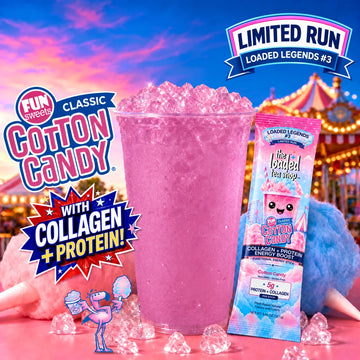 The Loaded Tea Shop Functional Energy Tea Packs (Cotton Candy)