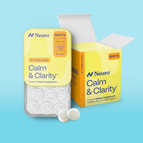 Neuro Calm & Clarity Mints (Honey Lemon)