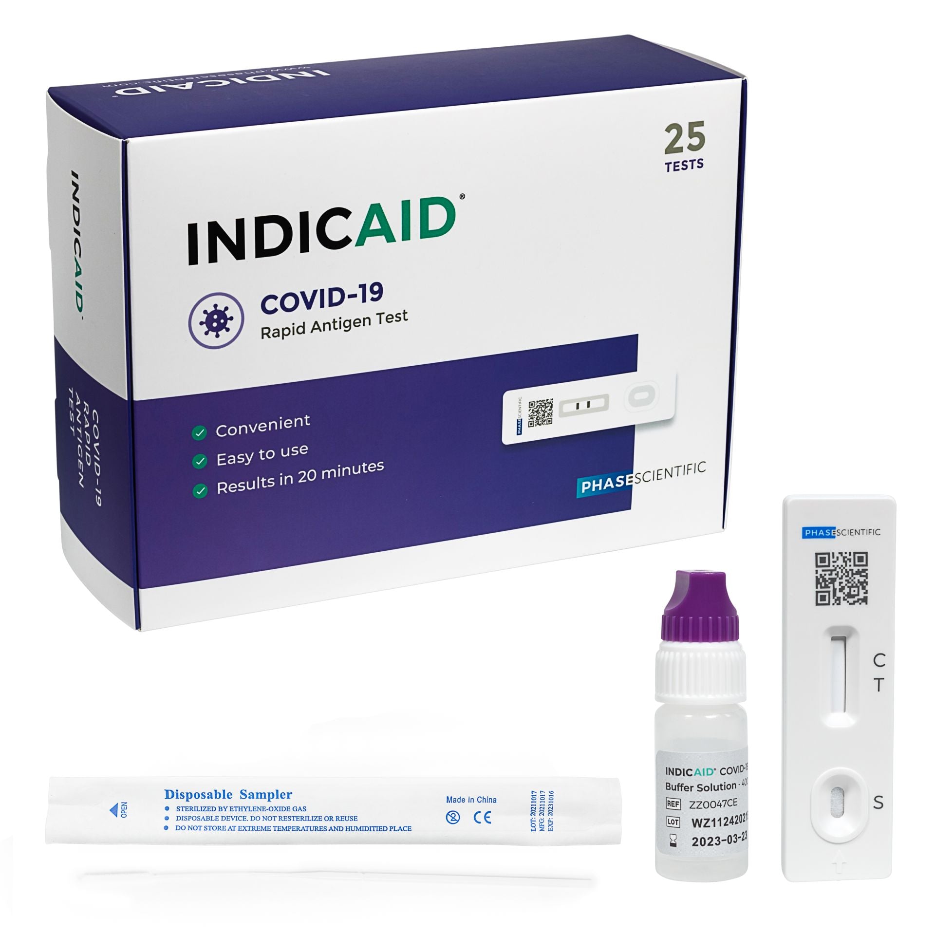 Indicaid™ COVID-19 Rapid Antigen Test (POC)
