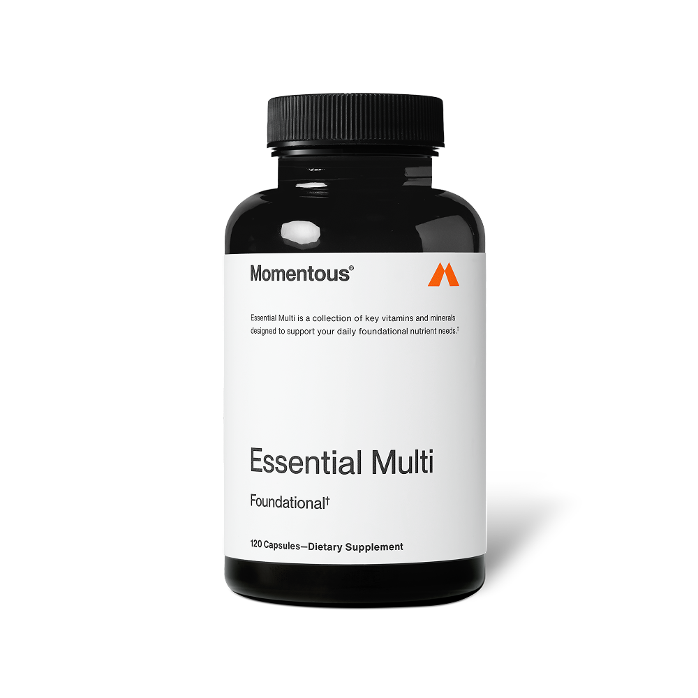 Momentous Multivitamin with Vitamins, Minerals & Phytonutrients | 120 Capsules — front product image