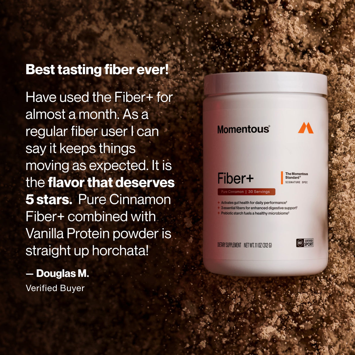 Momentous Fiber+ Pure Cinnamon product image