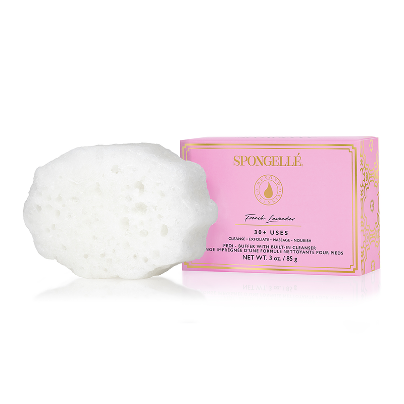 Spongellé® Pedi Buffer - French Lavender (30+ Washes)