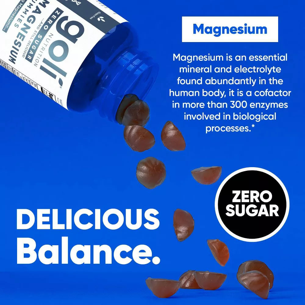 Goli® Nutrition Magnesium Zero Sugar Gummies, 60 Gummies