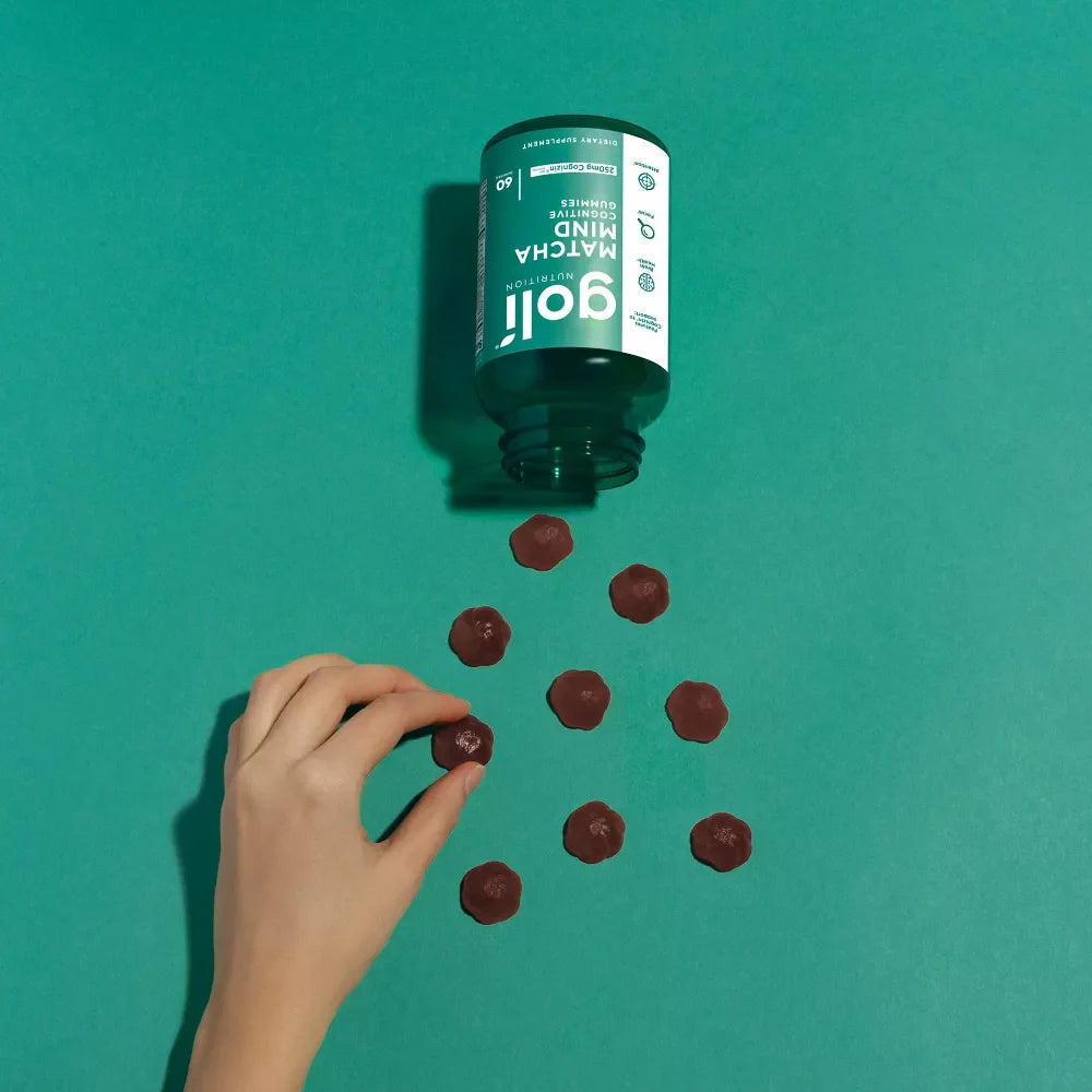 Goli® Nutrition Matcha Mind Cognitive Gummies