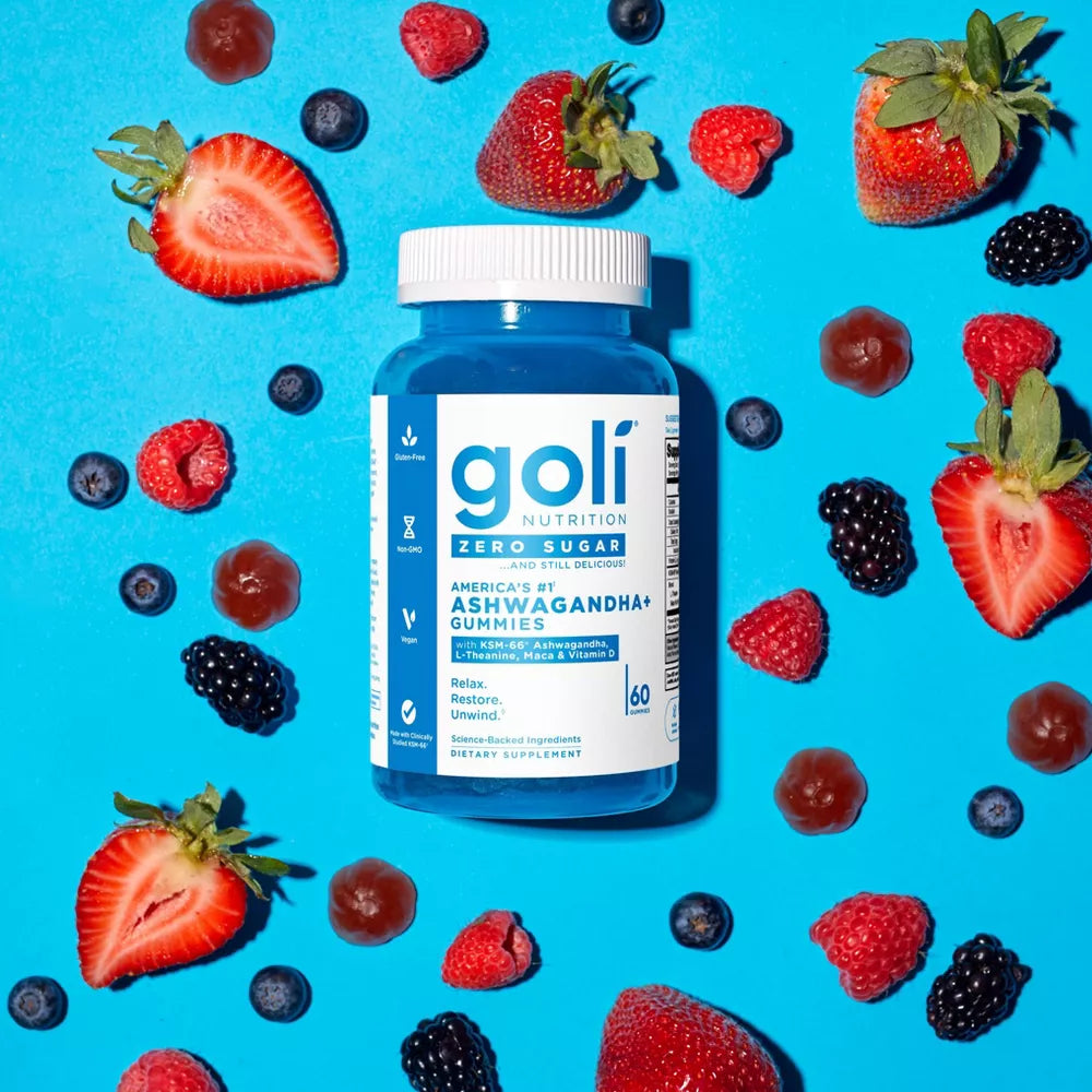 Goli® Nutrition Ashwagandha Zero Sugar Gummies, 60 Gummies