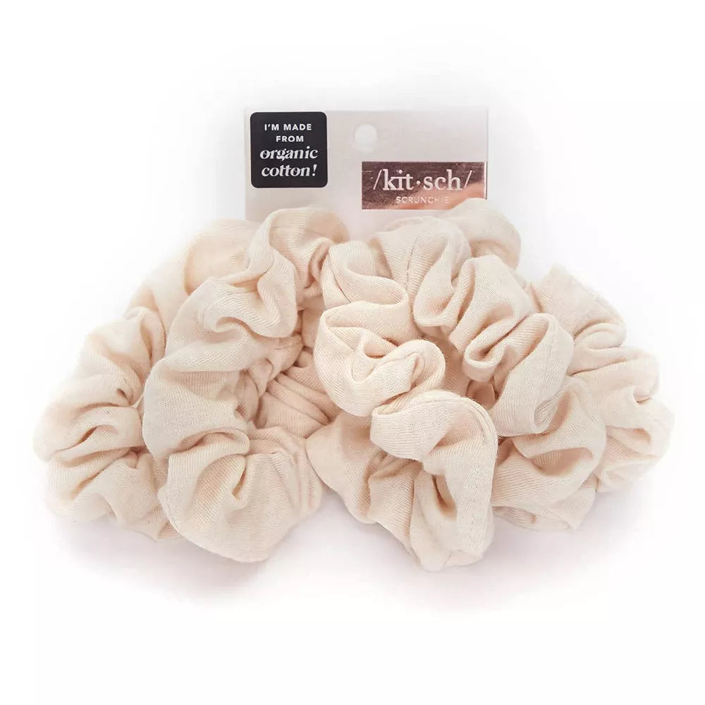 Kitsch Organic Cotton Knit Scrunchies