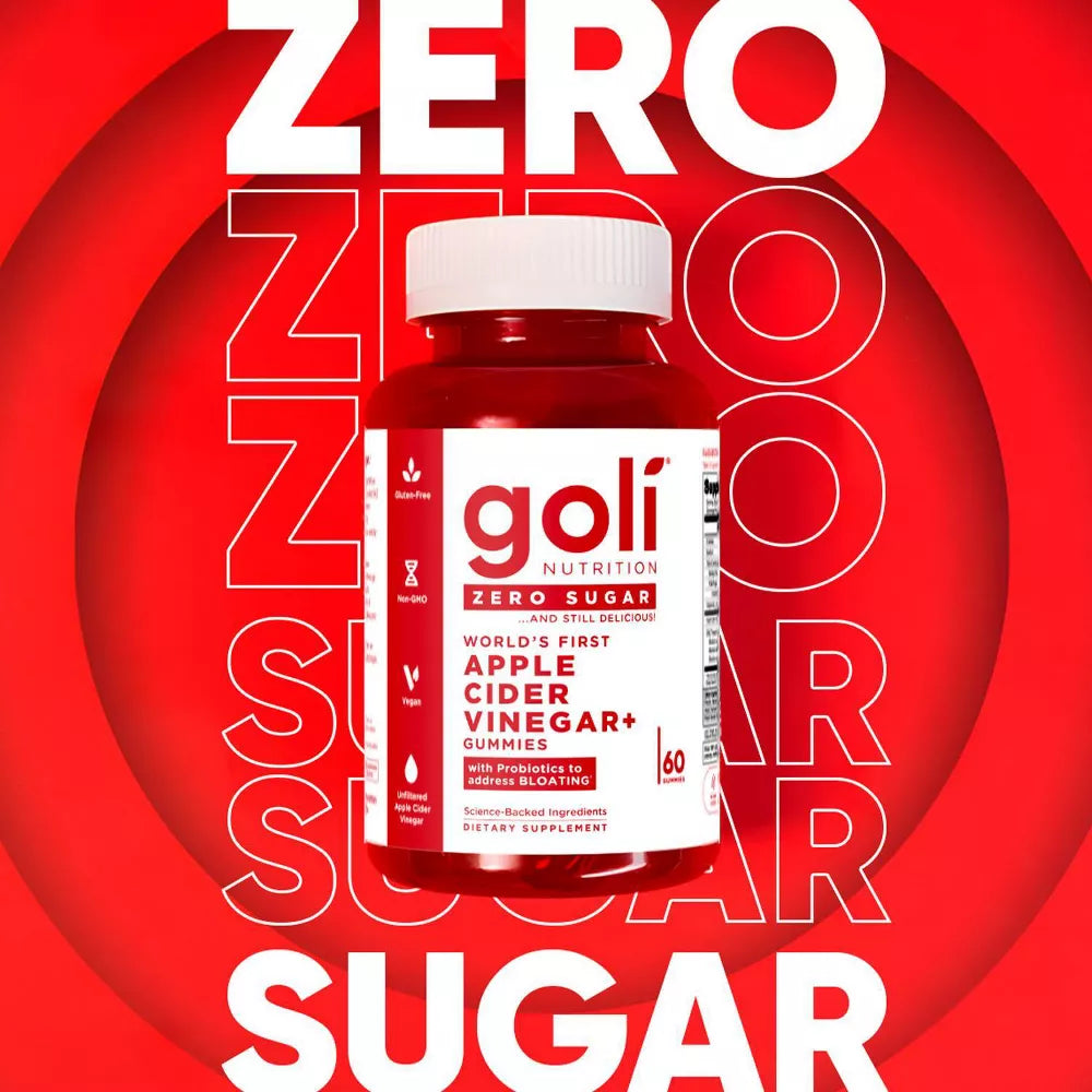 Goli® Nutrition Apple Cider Vinegar Zero Sugar Gummies, 60 Gummies