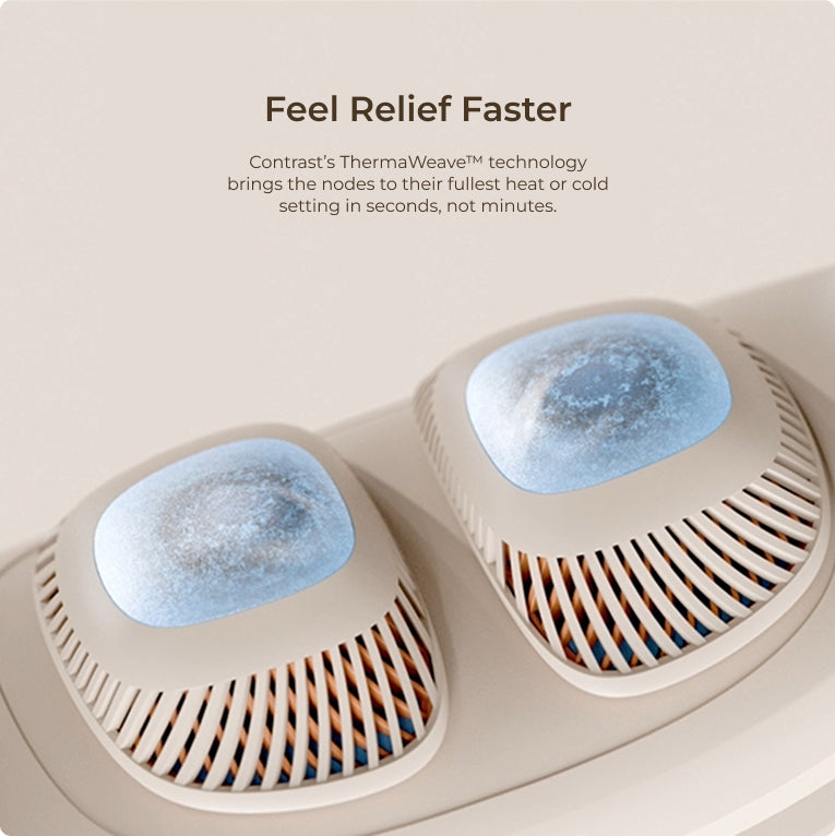 Chirp Contrast hot and cold neck relief — angled product view