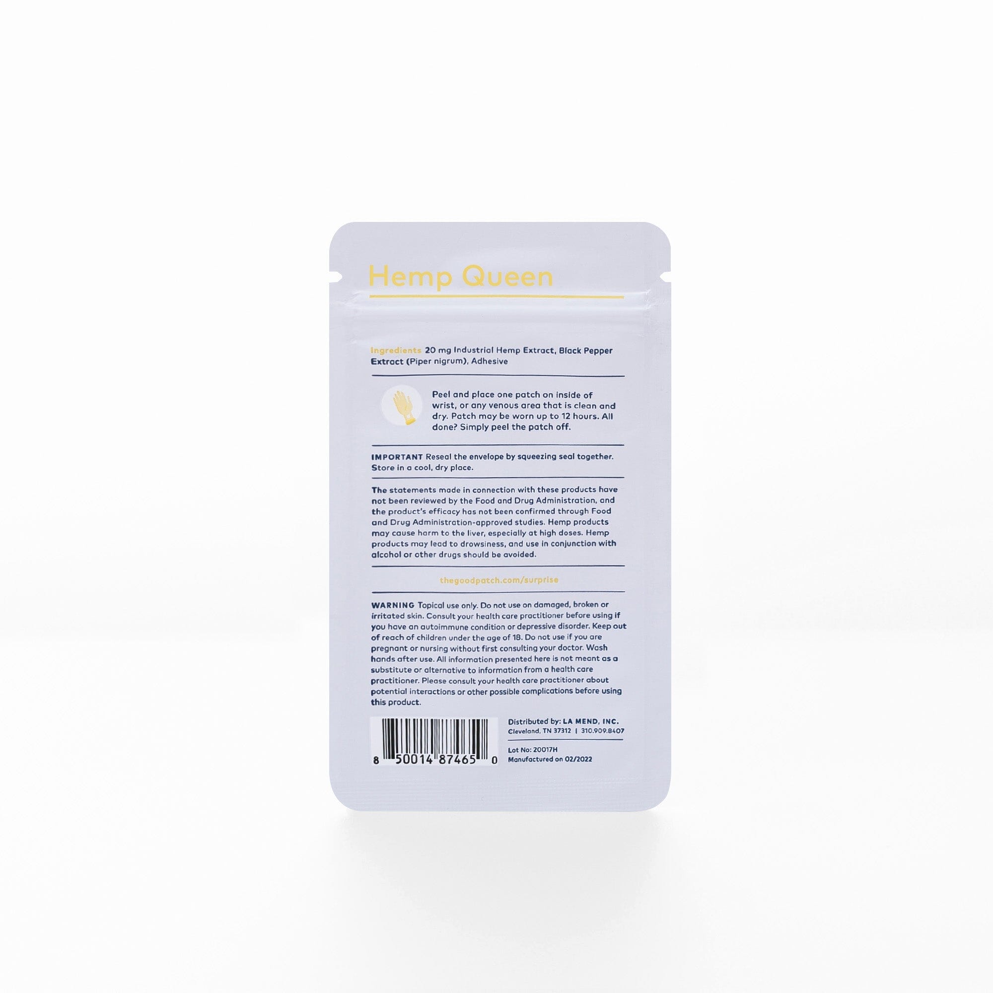 The Good Patch Hemp Queen Patch