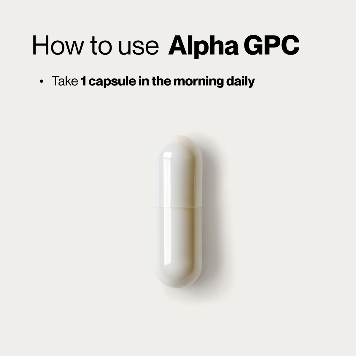 Momentous Alpha GPC 300 mg with AlphaSize®, Cognitive Support | 60 Capsules — manufacturer product information