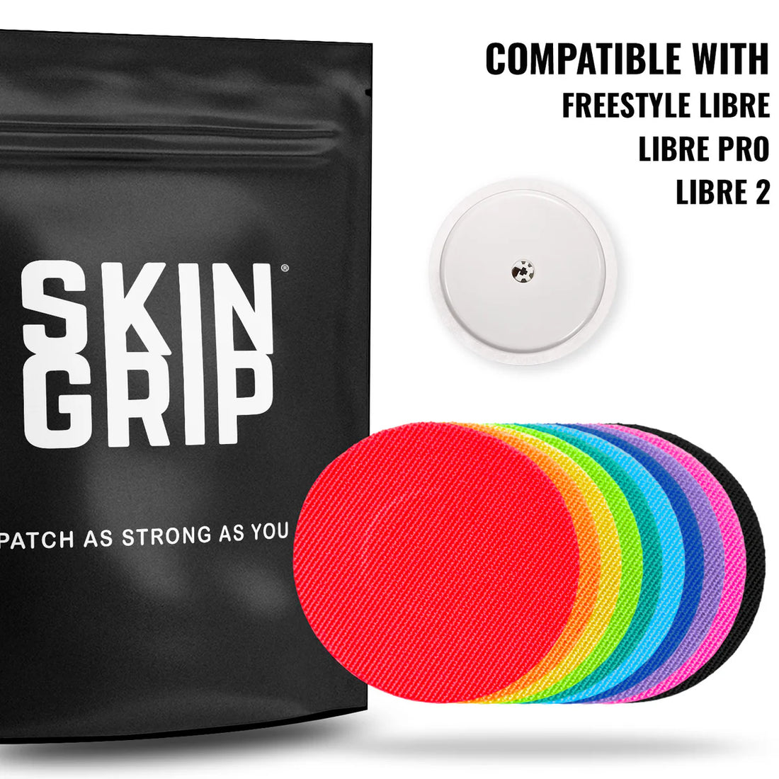 Skin Grip Original - Freestyle Libre 2 Adhesive Patches (without cutout)