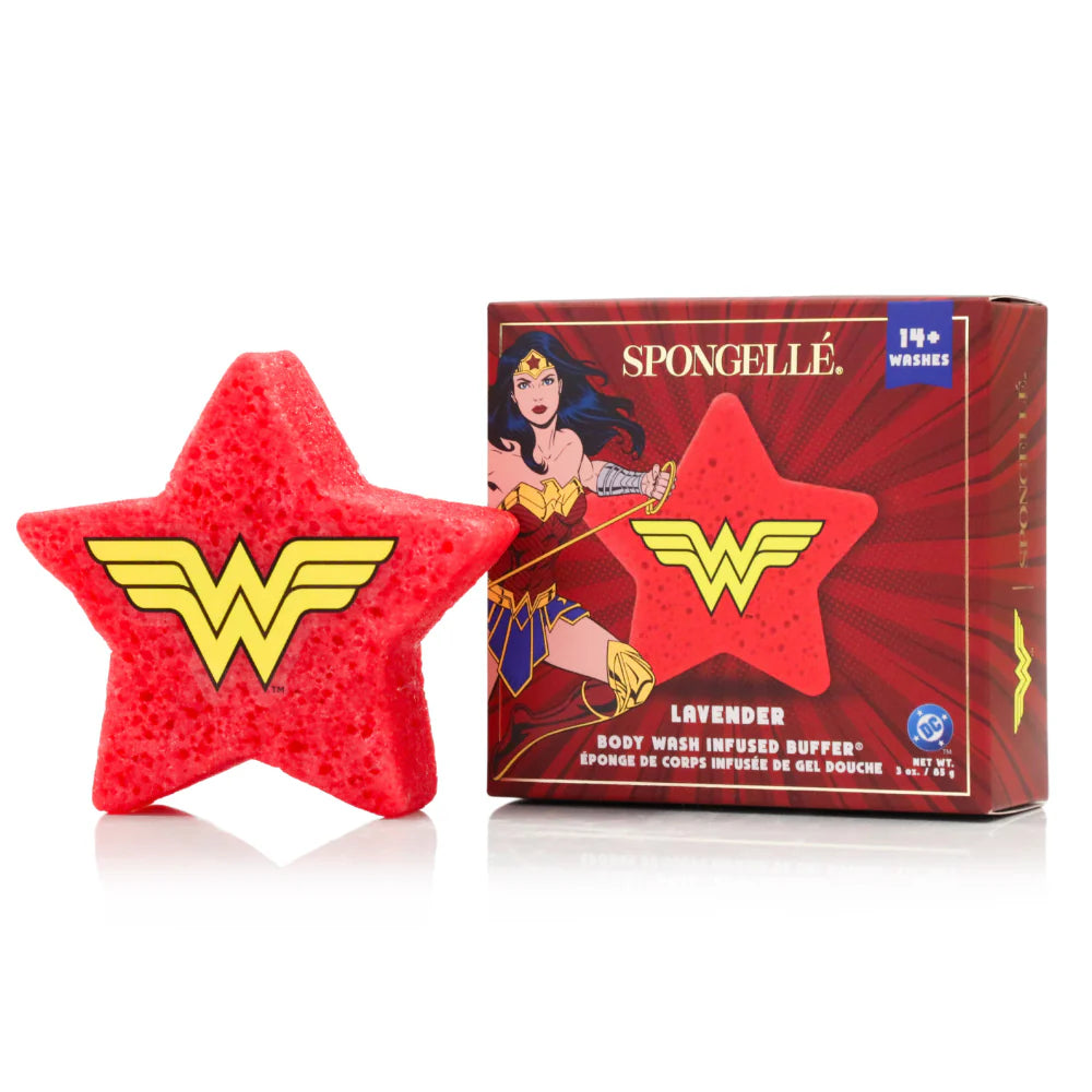 Spongellé® Wonder Woman™ Lavender Body Buffer | DC Super Hero