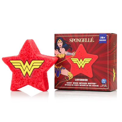 Spongellé® Wonder Woman™ Lavender Body Buffer | DC Super Hero