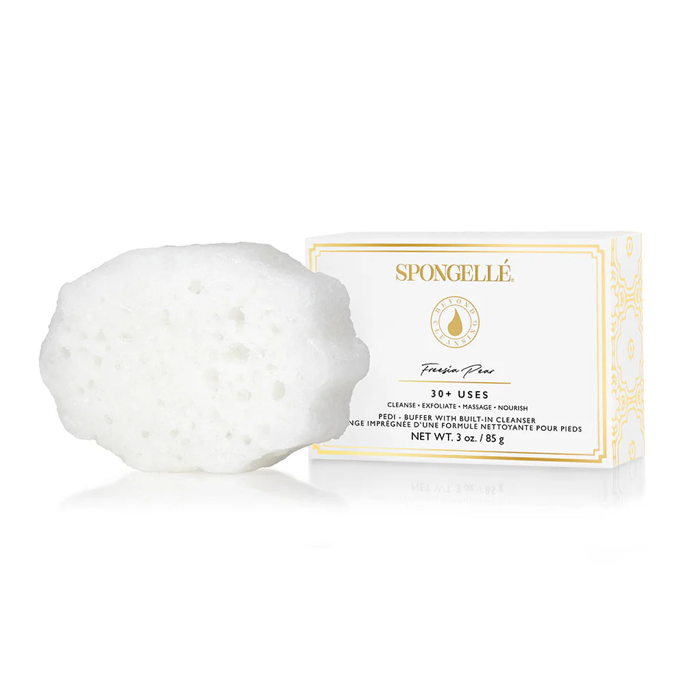 Spongellé® Pedi Buffer - Freesia Pear (30+ Washes)