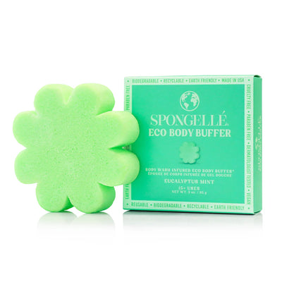 Spongellé® Eco Body Buffer - Eucalyptus Mint (15+ Washes)