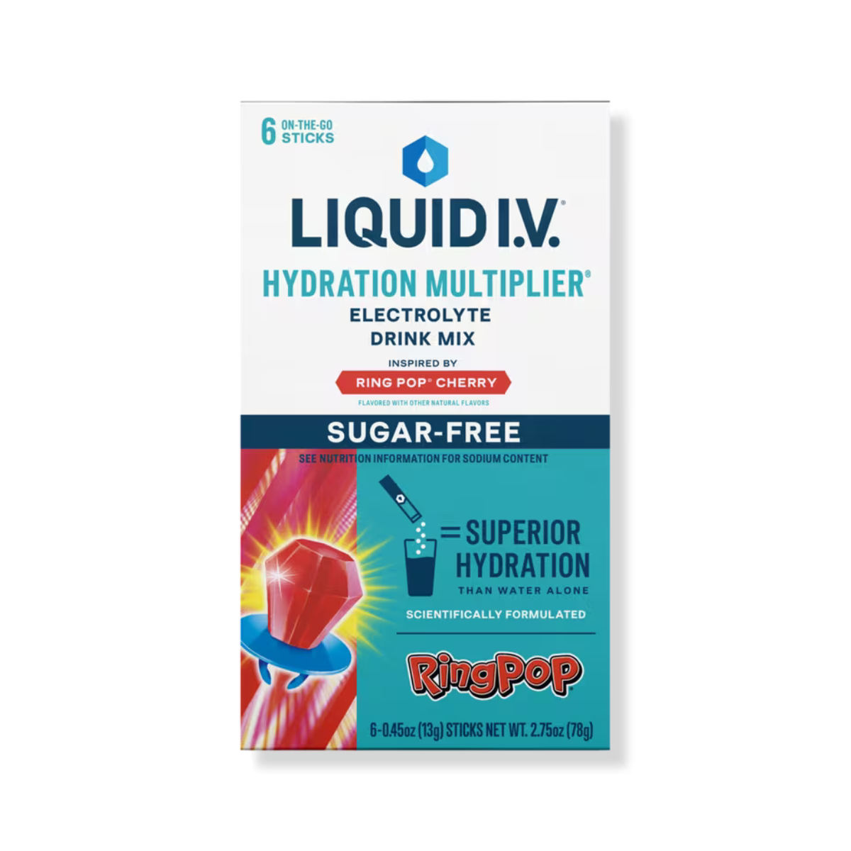 Liquid I.V. Hydration Multiplier Sugar-Free Electrolyte Drink Mix