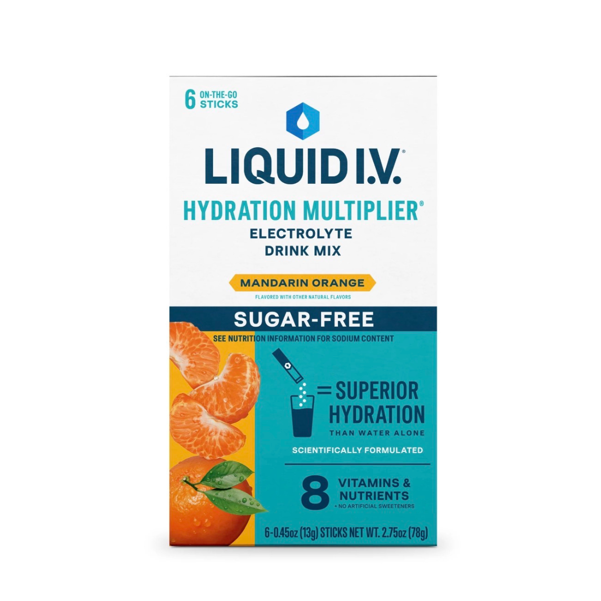Liquid I.V. Hydration Multiplier Sugar-Free Electrolyte Drink Mix