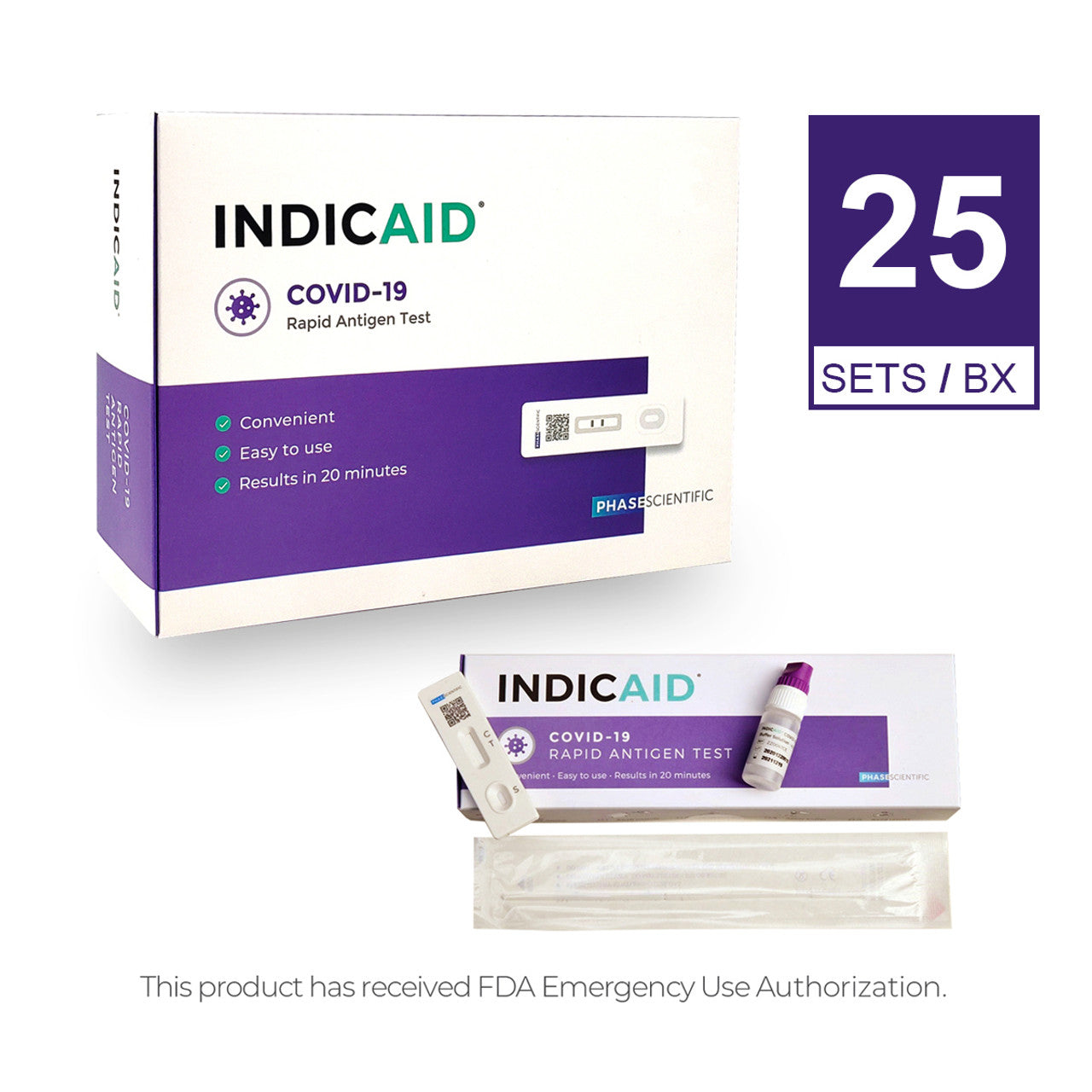 Indicaid™ COVID-19 Rapid Antigen Test (POC)