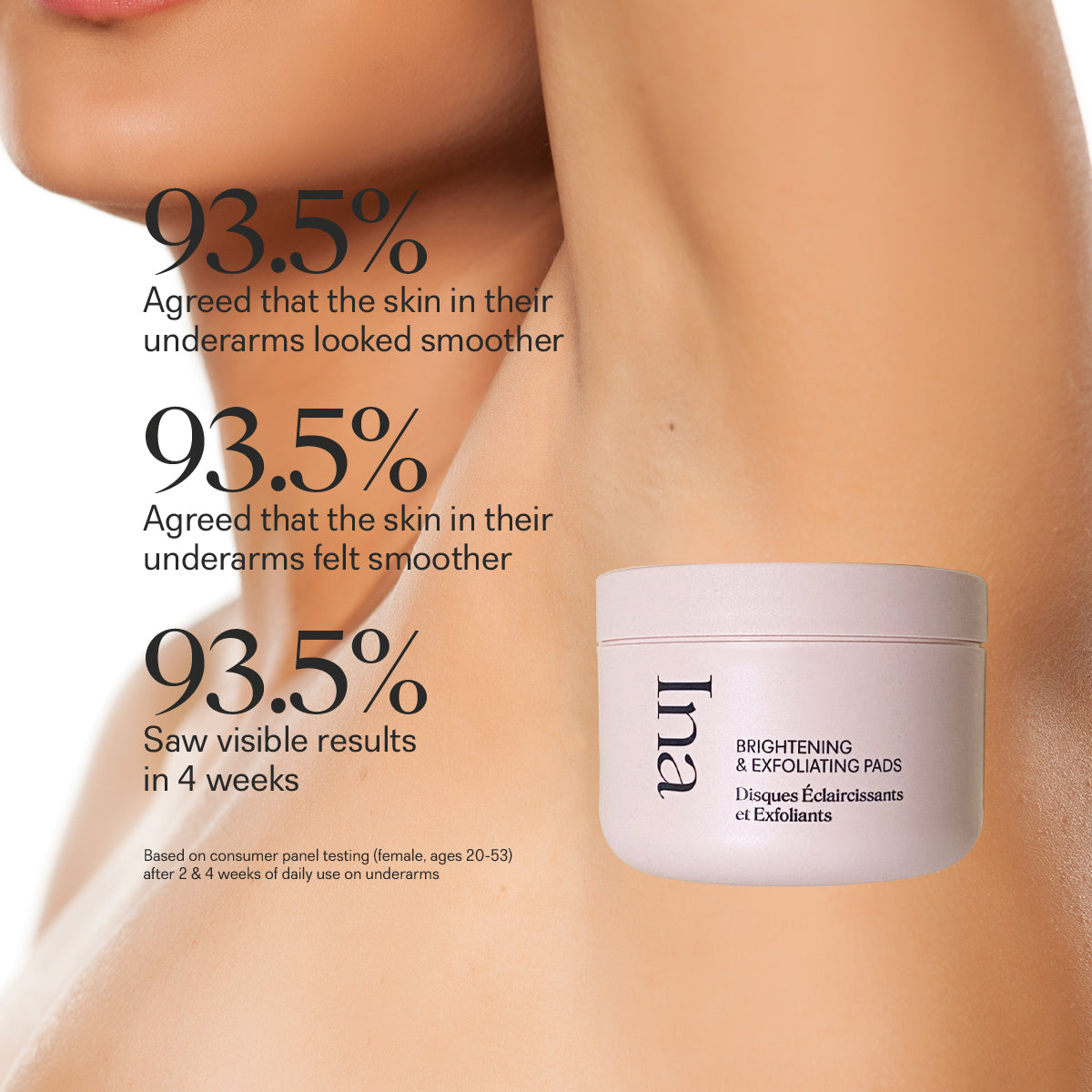 Ina™ Brightening & Exfoliating Pads