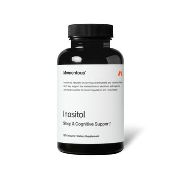 Momentous Myo-Inositol 900 mg, Sleep & Mood Support | 120 Capsules — front product image
