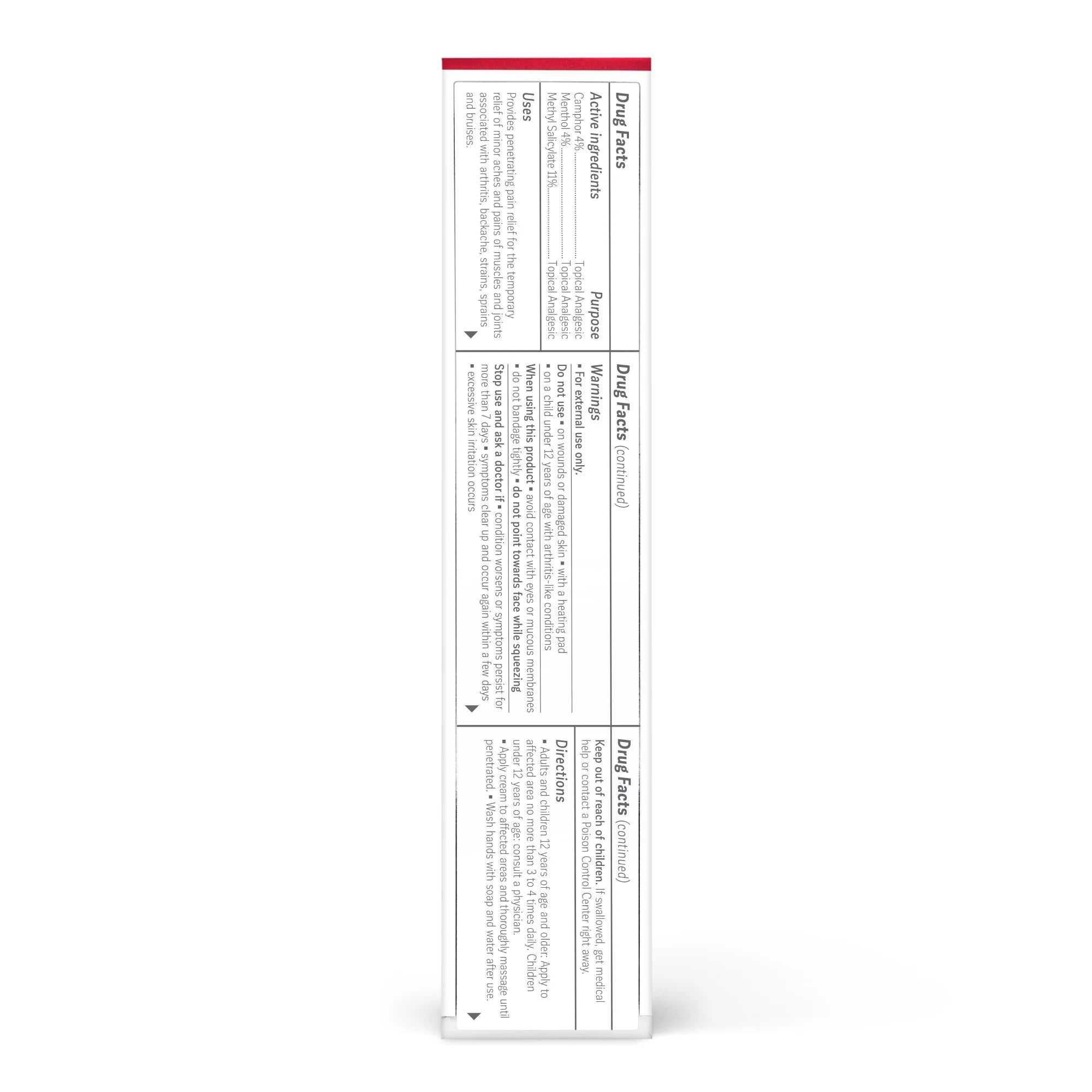 KaLaya 6x Extra Strength Pain Relief Cream w/Massage Applicator (4.2 oz)