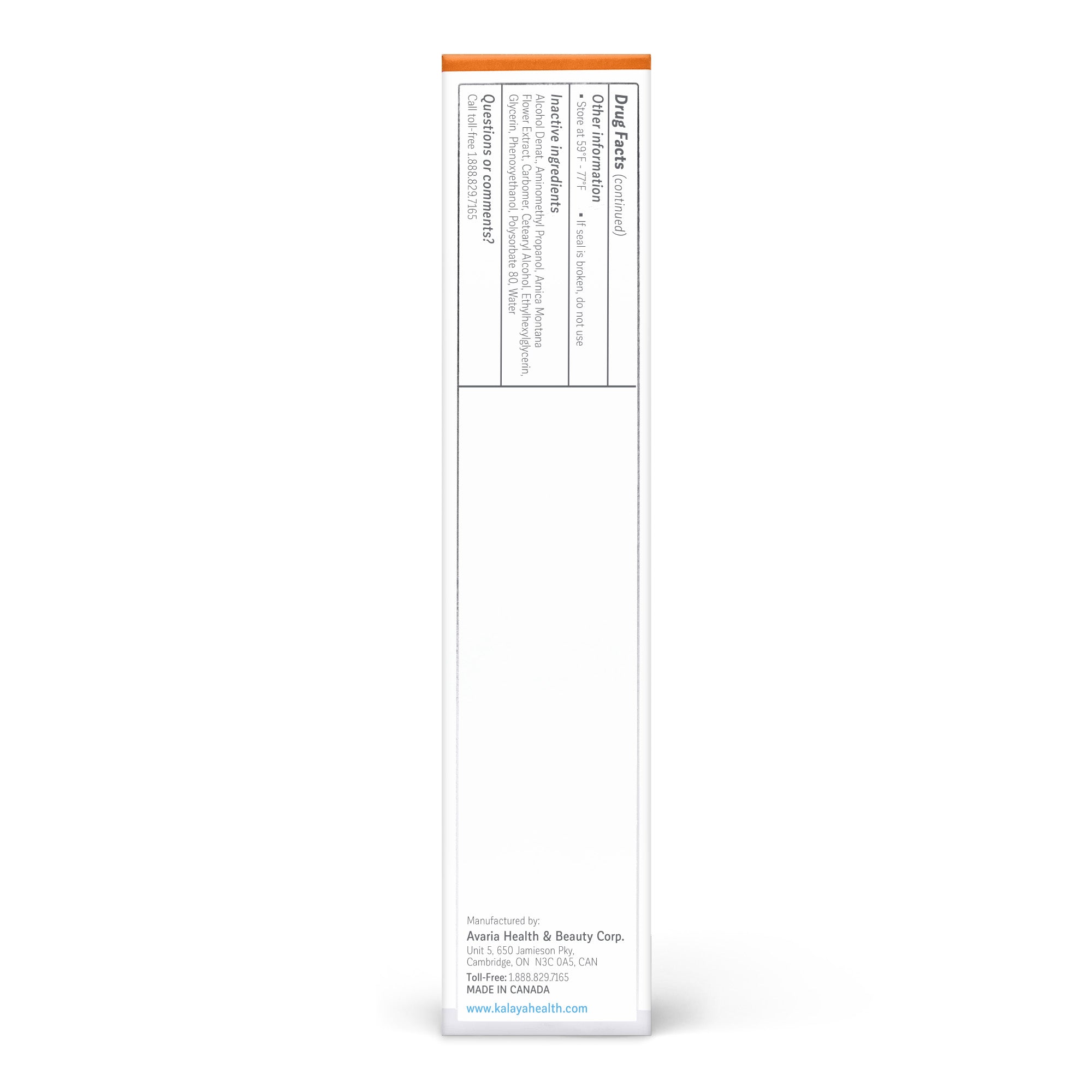 KaLaya Extra Strength Pain Relief Gel with Arnica (3.5 oz)