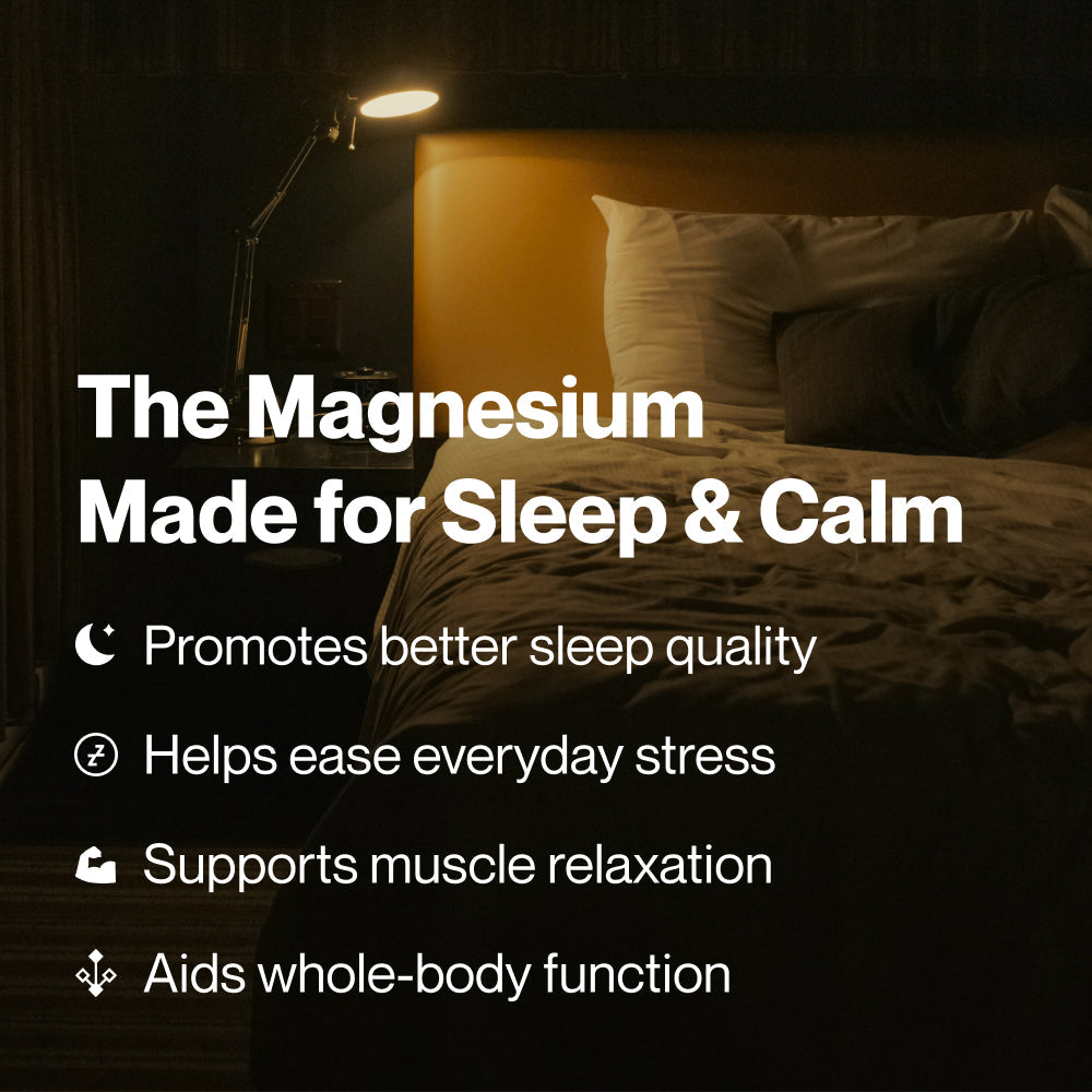 Momentous Magnesium Bisglycinate 200 mg, Sleep & Relaxation Support | 60 Capsules — Key Benefits  first in carousel.jpg