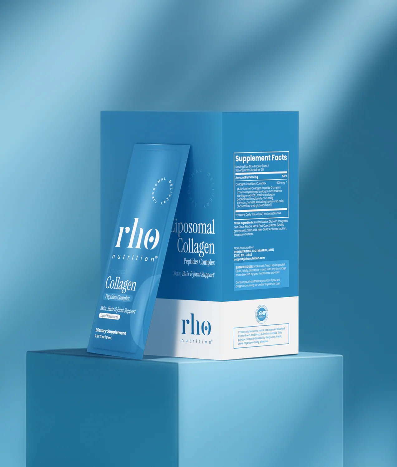 Rho Nutrition Liposomal Collagen Peptides (Travel Packs)