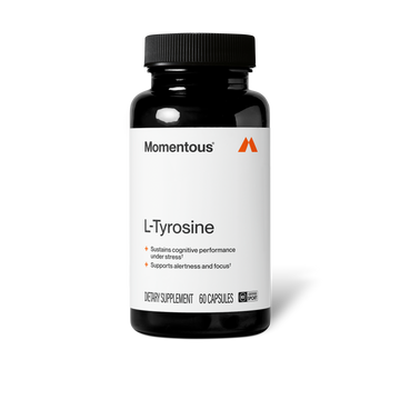 Momentous L-Tyrosine 500 mg, Focus Support | 60 Capsules — front product image