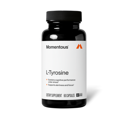 Momentous L-Tyrosine 500 mg, Focus Support | 60 Capsules