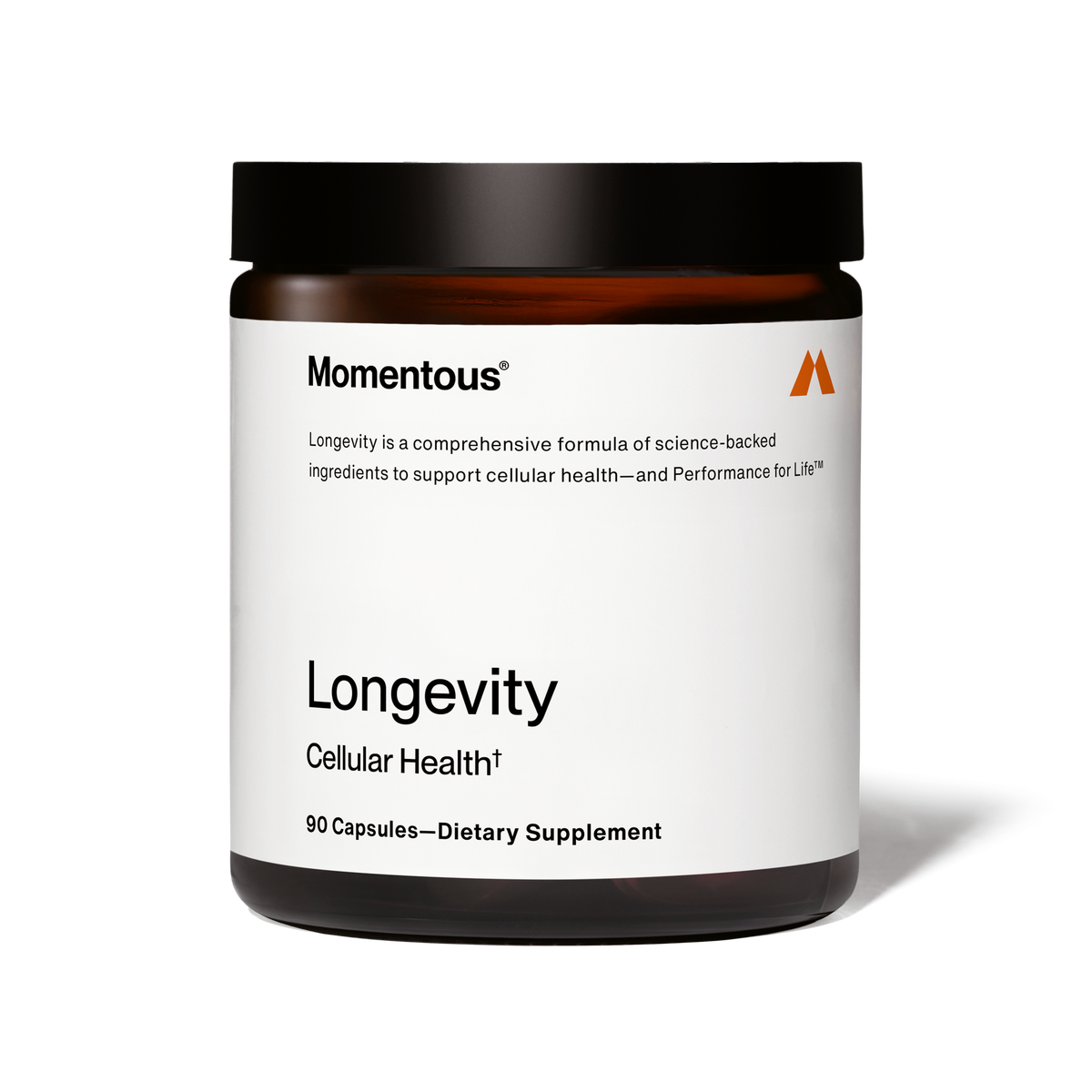 Momentous Longevity Cellular Health Formula | 90 Capsules — front product image