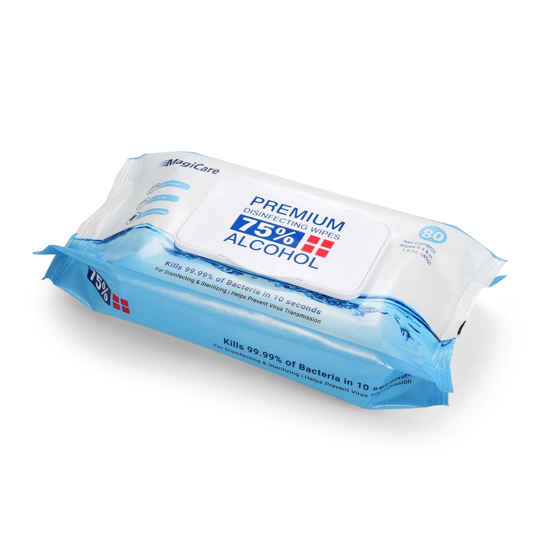 MagiCare 75% Alcohol Sanitizing Wipes (80ct)