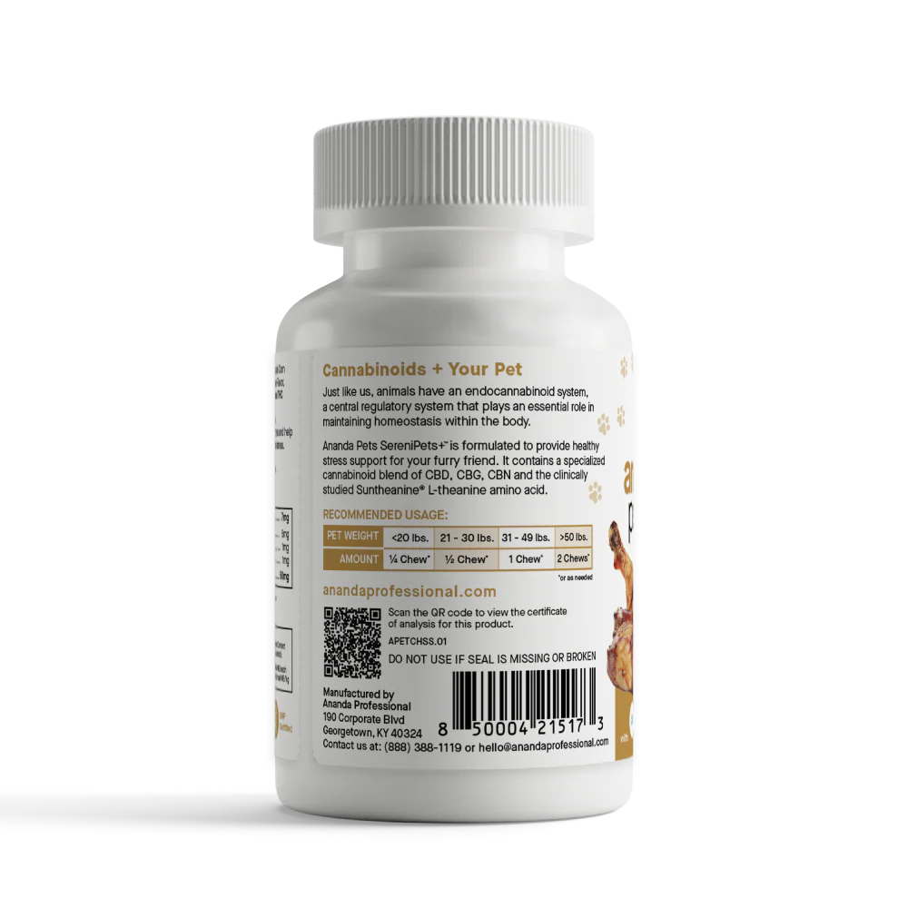 Ananda Pets SereniPets+ 30ct Soft Chews