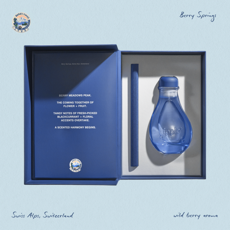 ripple⁺ Relax Reed Diffuser (Berry Oasis)