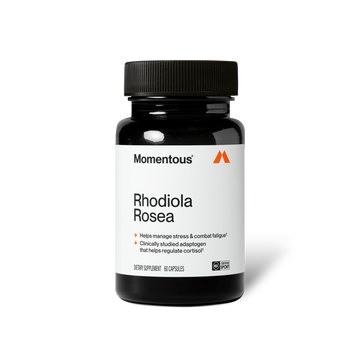 Momentous Rhodiola Rosea 100 mg, Stress & Energy Support | 60 Capsules — front product image