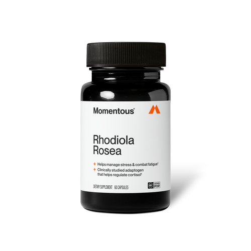 Momentous Rhodiola Rosea 100 mg, Stress & Energy Support | 60 Capsules