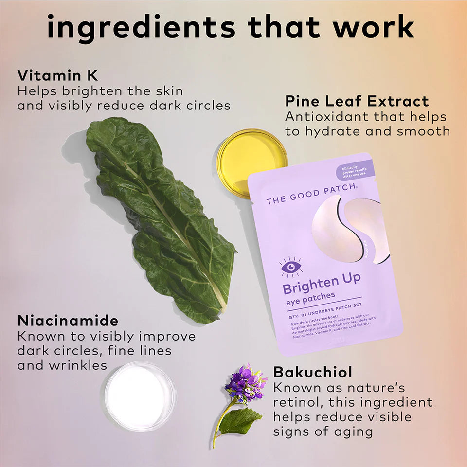 The Good Patch Brighten Up Hydrogel Undereye Patches