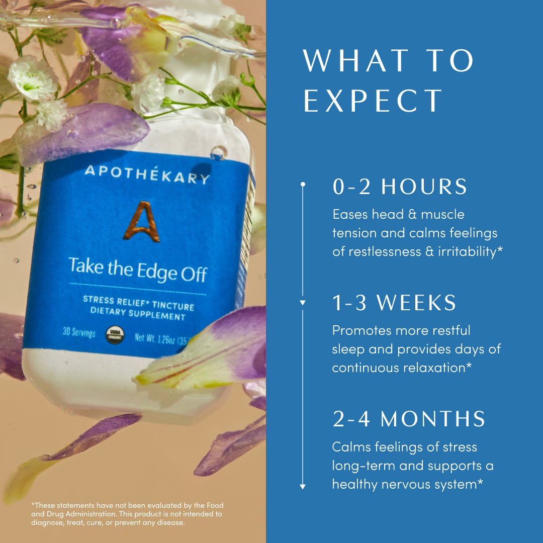Apothékary Take the Edge Off® Anytime Calm Liquid Herbal Drops
