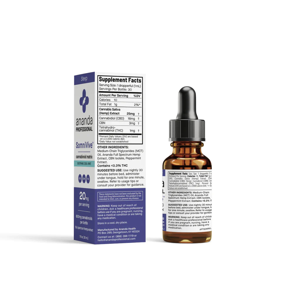 Ananda Professional - SomniVive Tincture, 20mg