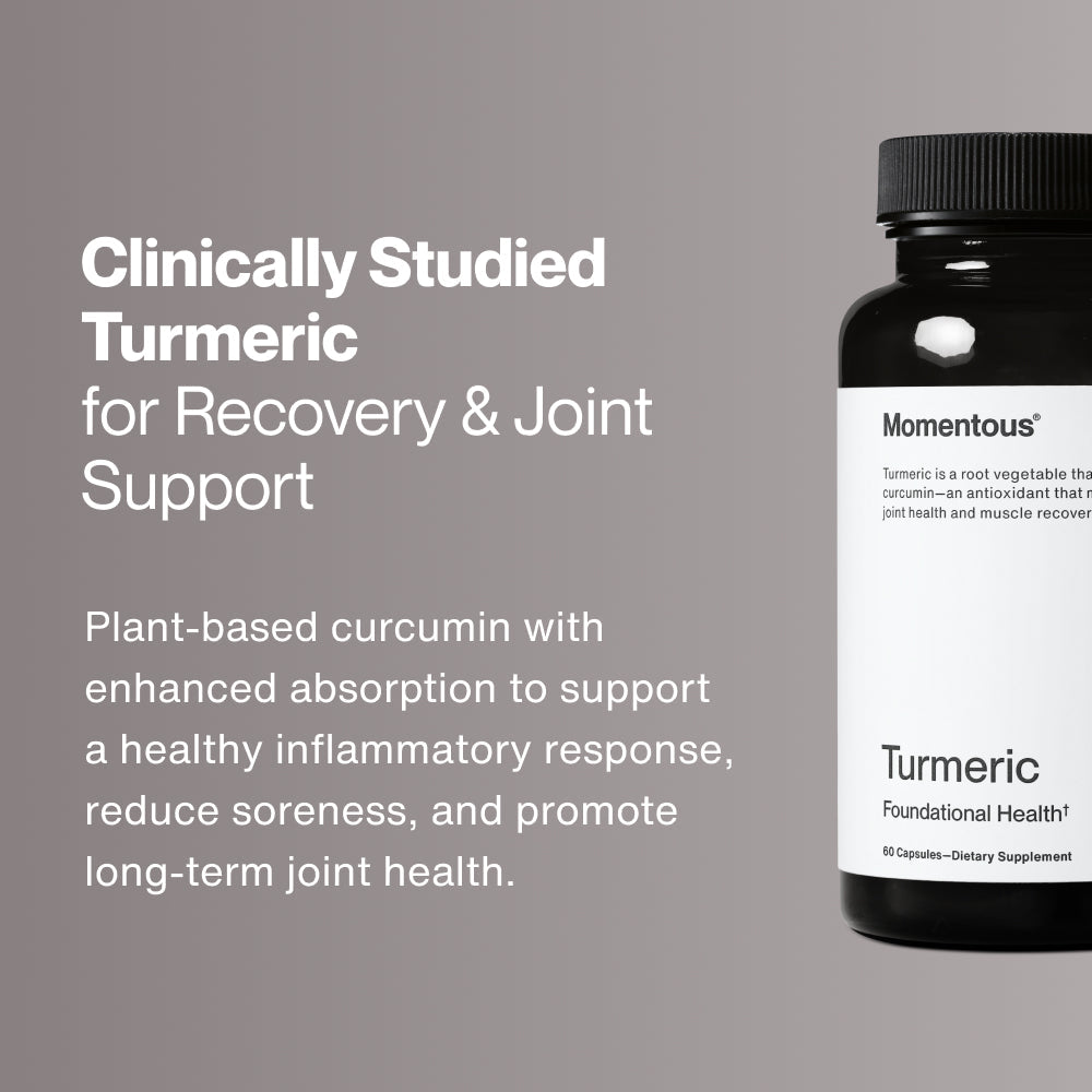 Momentous Turmeric with Meriva® 1,000 mg | 60 Capsules — manufacturer product information